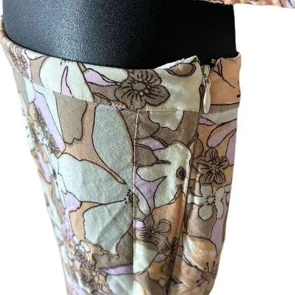 For love and lemons renata floral crop top and high waist pants set 70s retro - Picture 5 of 9